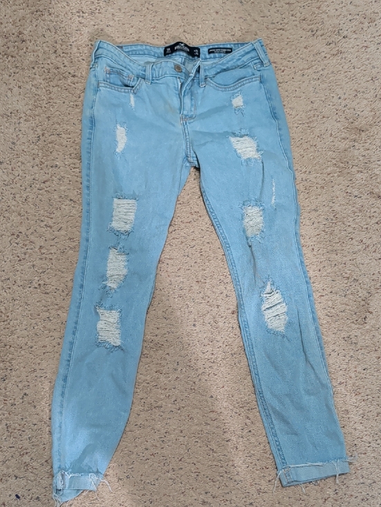 Hollister Denim - Hollister Light Blue Distressed Skinny Jeans